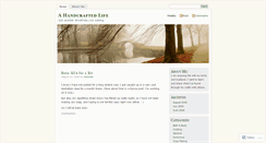 Desktop Screenshot of ahandcraftedlife.wordpress.com