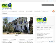 Tablet Screenshot of cialetpropertyblog.wordpress.com