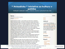 Tablet Screenshot of hviezdicka.wordpress.com