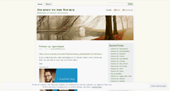 Desktop Screenshot of journeytothesource.wordpress.com