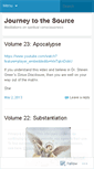 Mobile Screenshot of journeytothesource.wordpress.com