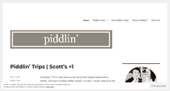 Desktop Screenshot of piddlin.wordpress.com