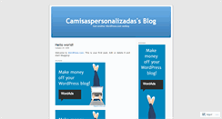 Desktop Screenshot of camisaspersonalizadas.wordpress.com