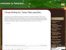 Tablet Screenshot of fatarana.wordpress.com