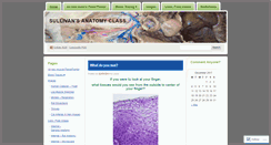 Desktop Screenshot of anatomysullivan.wordpress.com