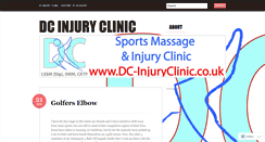 Desktop Screenshot of dcinjuryclinic.wordpress.com