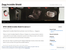 Tablet Screenshot of invisibleshieldzagg.wordpress.com