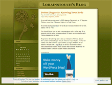 Tablet Screenshot of lorainstouch.wordpress.com