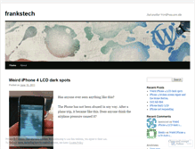 Tablet Screenshot of frankstech.wordpress.com