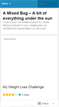 Mobile Screenshot of amixedbag.wordpress.com