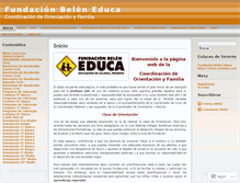 Tablet Screenshot of fundacionbeleneduca.wordpress.com