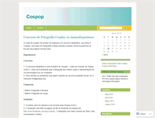 Tablet Screenshot of cospop.wordpress.com