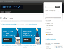 Tablet Screenshot of hirum.wordpress.com