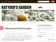 Tablet Screenshot of katydidgarden.wordpress.com