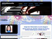Tablet Screenshot of eleizaldemusika.wordpress.com