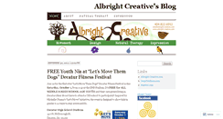Desktop Screenshot of albrightcreative.wordpress.com