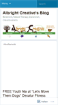 Mobile Screenshot of albrightcreative.wordpress.com
