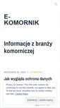 Mobile Screenshot of ekomornik.wordpress.com