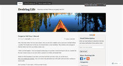 Desktop Screenshot of desiringlife.wordpress.com