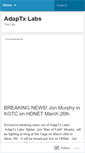 Mobile Screenshot of adaptxlabs.wordpress.com