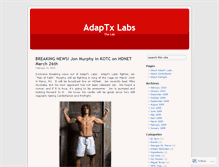 Tablet Screenshot of adaptxlabs.wordpress.com