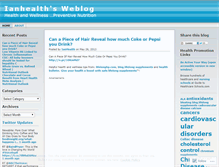 Tablet Screenshot of ianhealth.wordpress.com