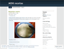 Tablet Screenshot of monireceitas.wordpress.com