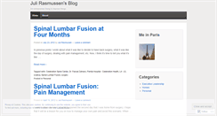 Desktop Screenshot of julirasmussen.wordpress.com
