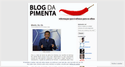 Desktop Screenshot of blogdapimenta.wordpress.com