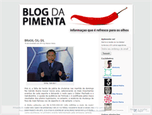 Tablet Screenshot of blogdapimenta.wordpress.com