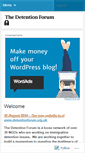 Mobile Screenshot of detentionforum.wordpress.com