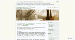 Desktop Screenshot of andrewchatora.wordpress.com