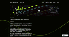 Desktop Screenshot of cursodefinalcut.wordpress.com