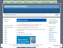 Tablet Screenshot of dirtyrottenscoundrels.wordpress.com