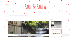 Desktop Screenshot of hellopaulandpaula.wordpress.com