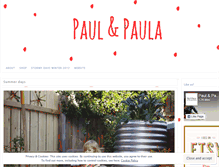 Tablet Screenshot of hellopaulandpaula.wordpress.com