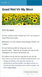 Mobile Screenshot of mooigoed.wordpress.com