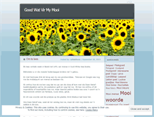 Tablet Screenshot of mooigoed.wordpress.com
