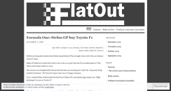 Desktop Screenshot of flatoutblog.wordpress.com