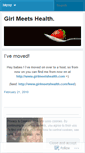 Mobile Screenshot of girlmeetshealth.wordpress.com