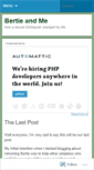 Mobile Screenshot of bertieandme.wordpress.com