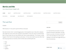 Tablet Screenshot of bertieandme.wordpress.com