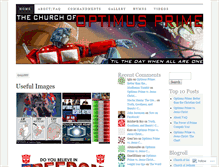 Tablet Screenshot of churchofprime.wordpress.com
