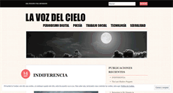 Desktop Screenshot of lavozdelcielo.wordpress.com