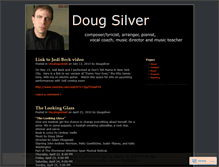 Tablet Screenshot of dougsilver.wordpress.com
