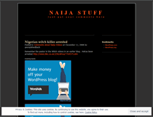 Tablet Screenshot of naija.wordpress.com