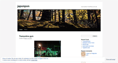 Desktop Screenshot of japonpon.wordpress.com