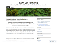 Tablet Screenshot of earthdaypdx2012.wordpress.com