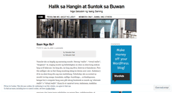 Desktop Screenshot of haliksahangin.wordpress.com