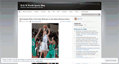 Desktop Screenshot of mmworldsportsblog.wordpress.com